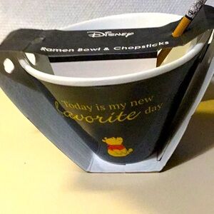 Disney Winnie the Pooh Ramen Noodle Ceramic Bowl + Chopstick